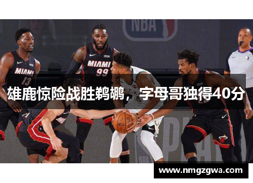 雄鹿惊险战胜鹈鹕，字母哥独得40分