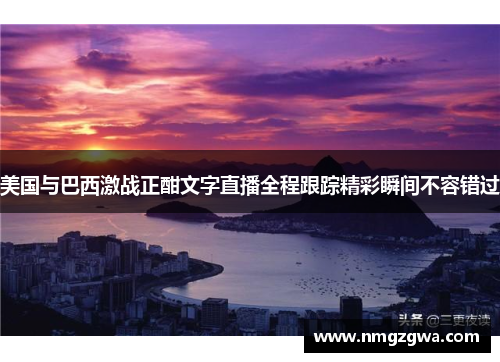 美国与巴西激战正酣文字直播全程跟踪精彩瞬间不容错过
